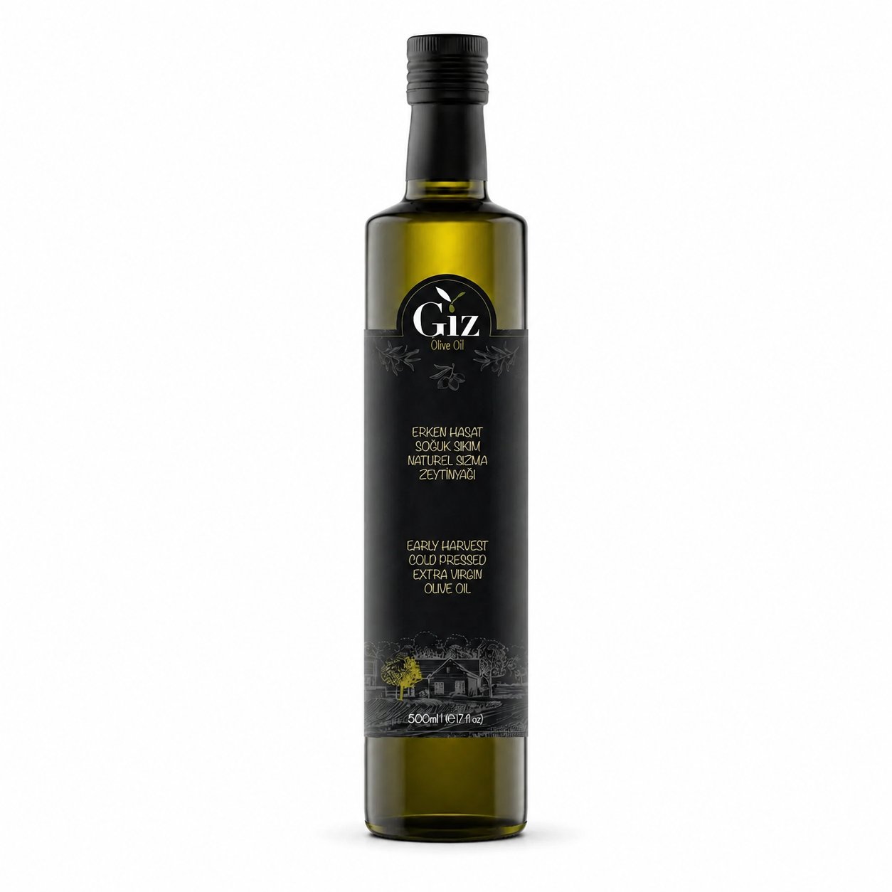 Giz Erkence Early Harvest Organic Extra Virgin Olive Oil, 500ml
