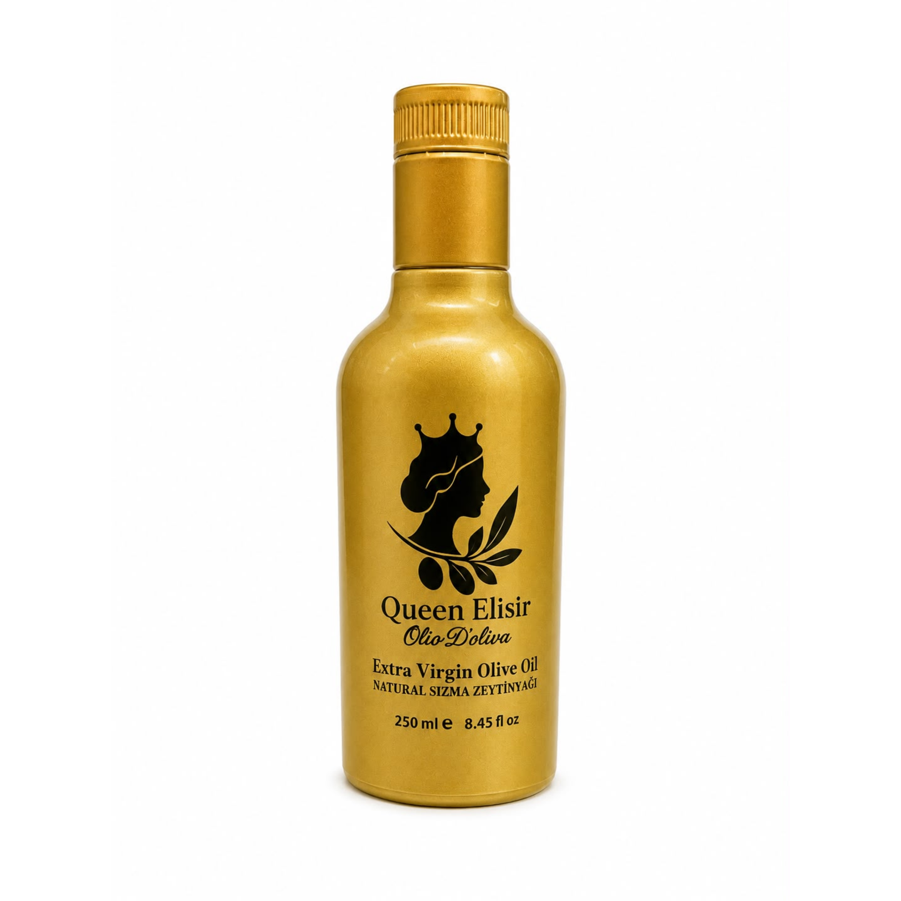Pre-Order Queen Elisir Elixir D’Or 24K Gold Edition Extra Virgin Olive Oil, 250 ml